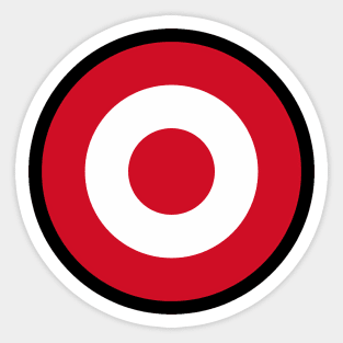 Bullseye Sticker